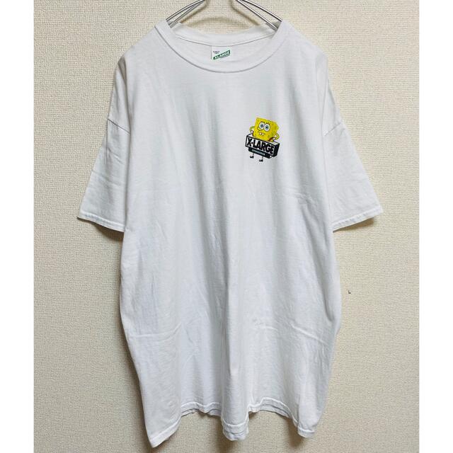 XLARGE(エクストララージ)の一点物　XLARGE×SPONGE BOB S/S T メンズのトップス(Tシャツ/カットソー(半袖/袖なし))の商品写真