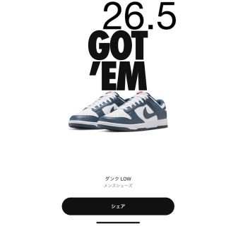 ナイキ(NIKE)のNike Dunk Low Valerian Blue ナイキ ダンク ロー(スニーカー)