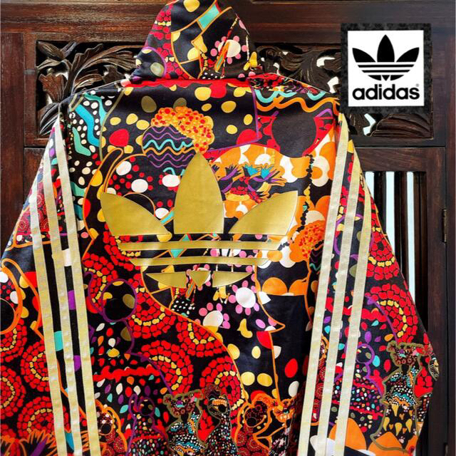 adidas originals ジャージ　ショート丈　花柄