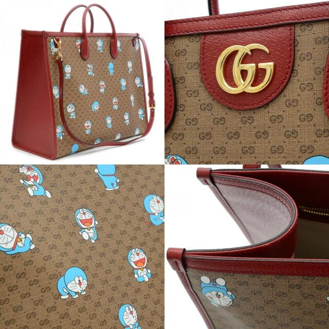 Gucci(グッチ)のグッチ ミニGGスプリーム ドラえもんコラボ 2Wayバッグ ラージトートバッグ レディースのバッグ(トートバッグ)の商品写真