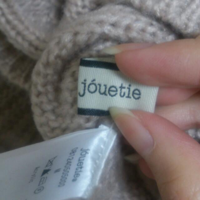 jouetie(ジュエティ)のjouetie ニットカーディガン レディースのトップス(カーディガン)の商品写真