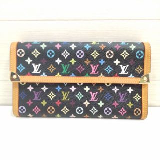 ルイヴィトン(LOUIS VUITTON)の美品　ルイヴィトン　マルチカラー　長財布　M92658　BJ103(財布)