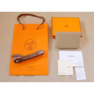 エルメス(Hermes)の〈美品〉HERMES エルメス カルヴィ エトゥープ(名刺入れ/定期入れ)