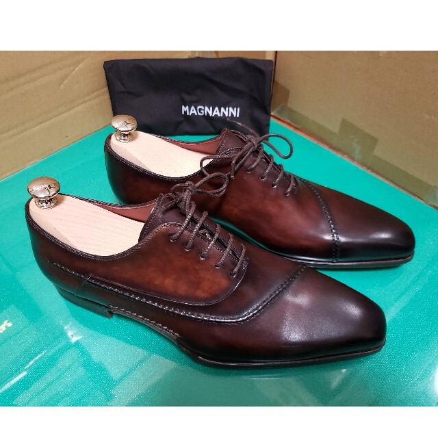 【新品・未使用】マグナーニ　MAGNANNI　オパンケ製法　レースアップ　40