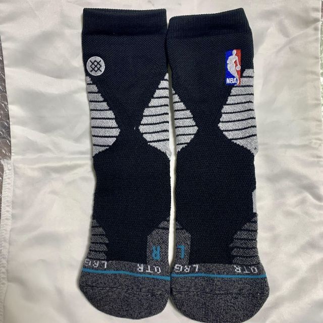 NBA バスケット STANCE スタンス 2足セット 黒と白25-28.5 メンズのレッグウェア(ソックス)の商品写真