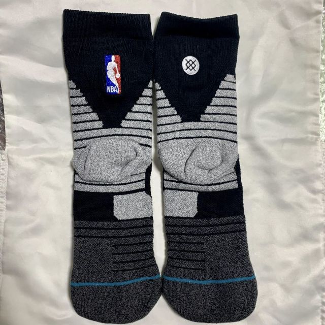 NBA バスケット STANCE スタンス 2足セット 黒と白25-28.5 メンズのレッグウェア(ソックス)の商品写真