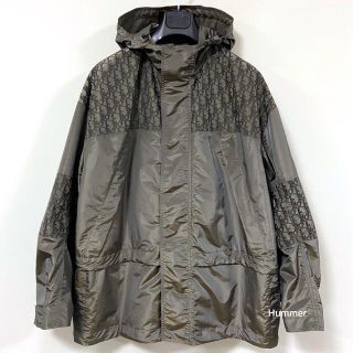 ディオールオム(DIOR HOMME)の国内正規 21AW～ 48 極美品 ディオール オブリーク切り替えし ブルゾン(ナイロンジャケット)