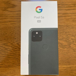 グーグルピクセル(Google Pixel)のGoogle Pixel 5a 5G 128GB Mostly Black(スマートフォン本体)