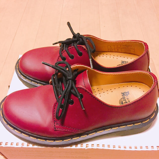 Dr.Martens - Dr.Martens チェリーレッド 3ホールの通販 by MuQ's shop