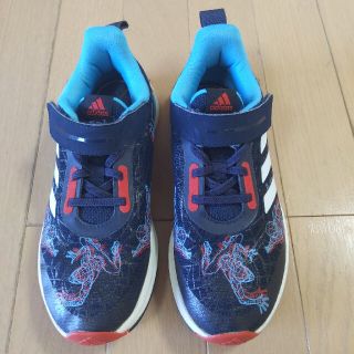 アディダス(adidas)のアディダスadidasスパイダーマンスニーカー21.5cm使用品(スニーカー)