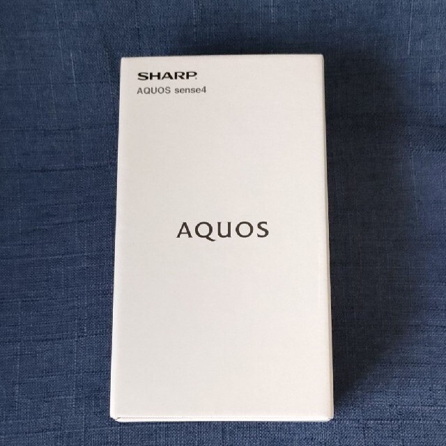 【新品・未使用】シャープ AQUOS sense4 SH-M15 シルバー 本体スマートフォン本体