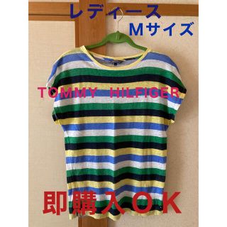 トミーヒルフィガー(TOMMY HILFIGER)のレディース　半袖トップス　Ｍサイズ(カットソー(半袖/袖なし))