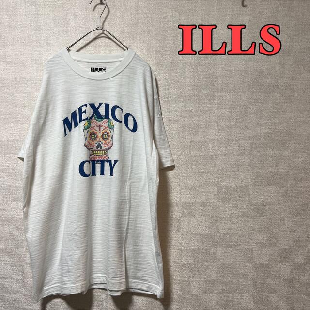 イルズ　Tシャツ　ills 半袖　コットン100% ドクロ メンズのトップス(Tシャツ/カットソー(半袖/袖なし))の商品写真
