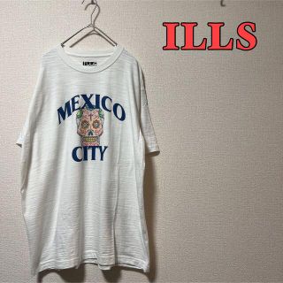 イルズ　Tシャツ　ills 半袖　コットン100% ドクロ(Tシャツ/カットソー(半袖/袖なし))