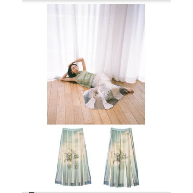 日本からも購入 SAYO NAGASE SPRING EVENING COLLAB SKIRT-13990円