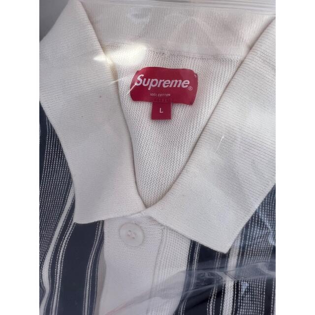 Supreme(シュプリーム)のSupreme Stripe Button Up Polo  White メンズのトップス(ポロシャツ)の商品写真