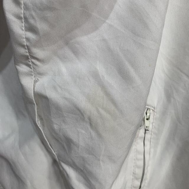 90s Nike ハーフジップジャケットホワイトフード付きバックロゴ メンズのジャケット/アウター(ブルゾン)の商品写真