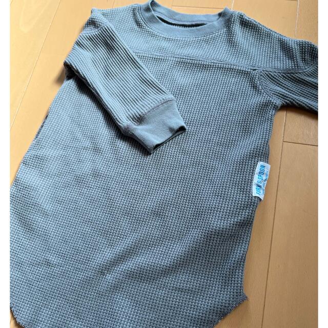 URBAN RESEARCH(アーバンリサーチ)のワッフル　ワンピース　90 キッズ/ベビー/マタニティのキッズ服女の子用(90cm~)(ワンピース)の商品写真