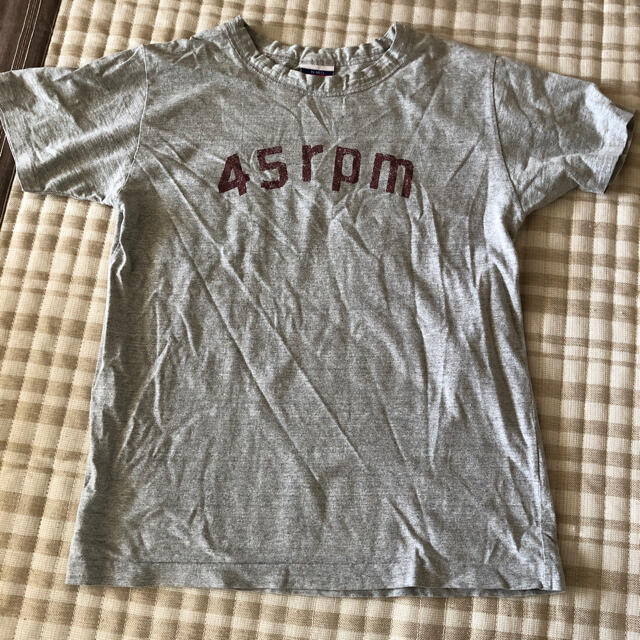 45rpm(フォーティーファイブアールピーエム)のTシャツ　古着 メンズのトップス(Tシャツ/カットソー(半袖/袖なし))の商品写真