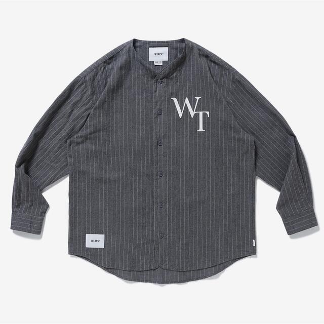 W)taps(ダブルタップス)の22SS WTAPS LEAGUE LS FLANNEL Mサイズ  GRAY メンズのトップス(シャツ)の商品写真