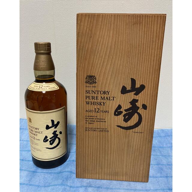 サントリー - サントリー 山崎 ピュアモルトウイスキー 12年 750ml 木