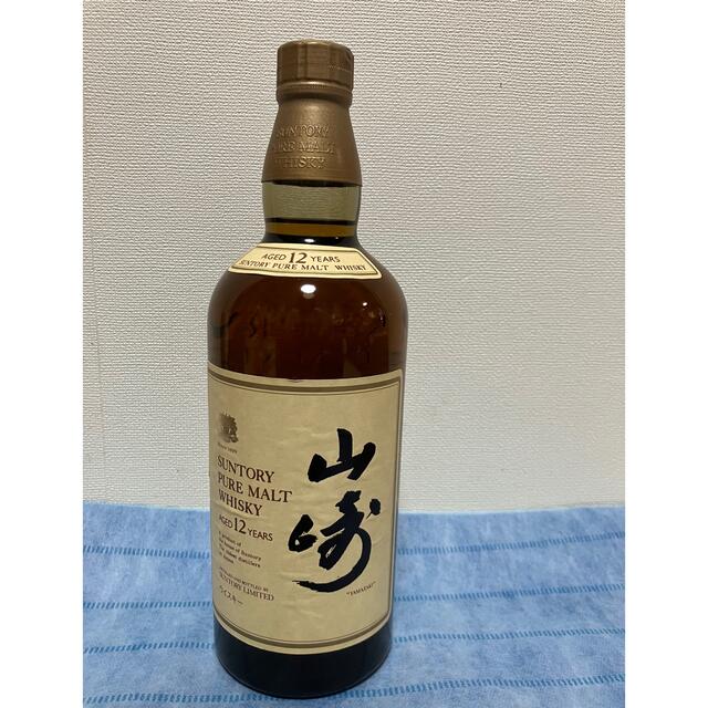 サントリー 山崎 ピュアモルトウイスキー 12年 750ml 木箱つき 100%の