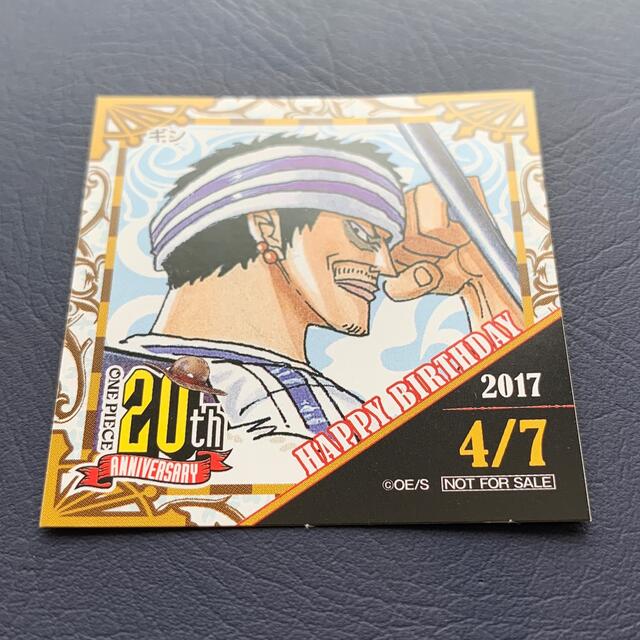 麦わらストア　ステッカー　シール　ONE PIECE   サンジ　ギン　365日