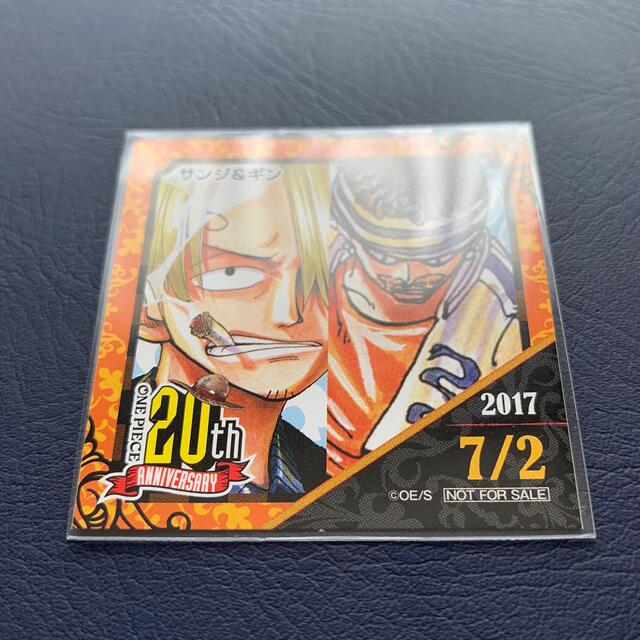 麦わらストア　ステッカー　シール　ONE PIECE   サンジ　ギン　365日