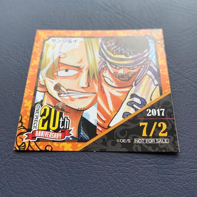 麦わらストア　ステッカー　シール　ONE PIECE   サンジ　ギン　365日