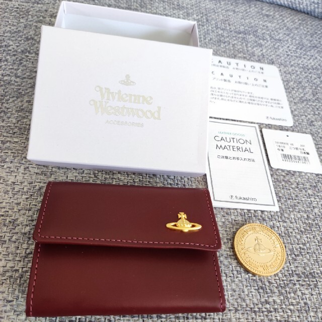 美品 vivienne westwood 三つ折り財布 - 財布