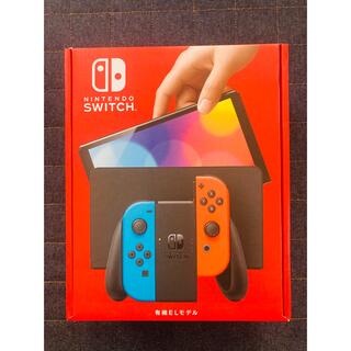 ニンテンドースイッチ(Nintendo Switch)の任天堂 switch 本体 有機ELモデル ブルー レッド 未開封！(携帯用ゲーム機本体)