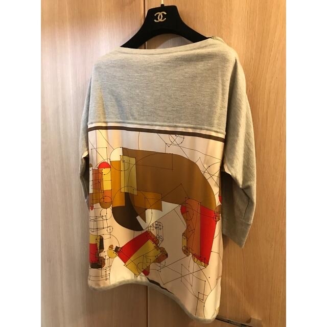 Hermes - 正規保証 エルメス トップス 38 ツイルレーヌ シルクの通販