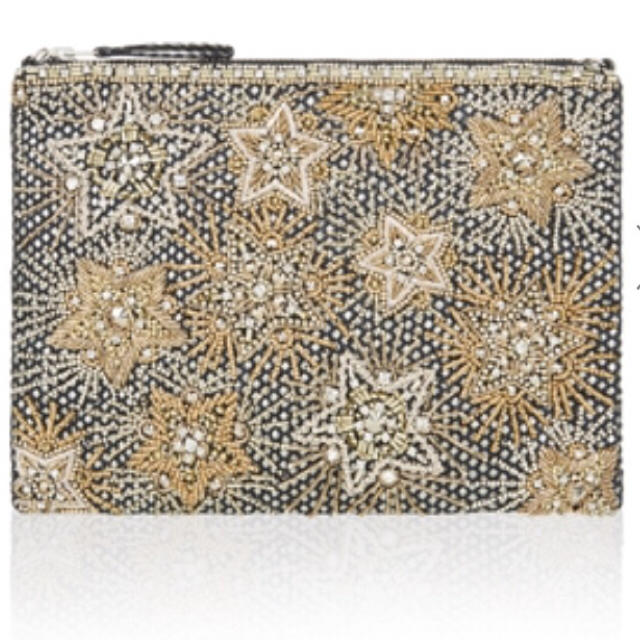 Accessorize(アクセサライズ)のアクセサライズ STAR ZIP TOP CLUTCH BAG レディースのバッグ(クラッチバッグ)の商品写真