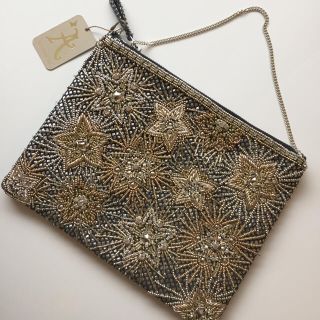 アクセサライズ(Accessorize)のアクセサライズ STAR ZIP TOP CLUTCH BAG(クラッチバッグ)