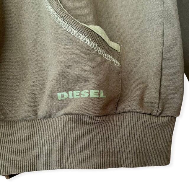 DIESEL(ディーゼル)のDIESEL ディーゼル パーカー フルジップ Mサイズ カーキ  メンズのトップス(パーカー)の商品写真