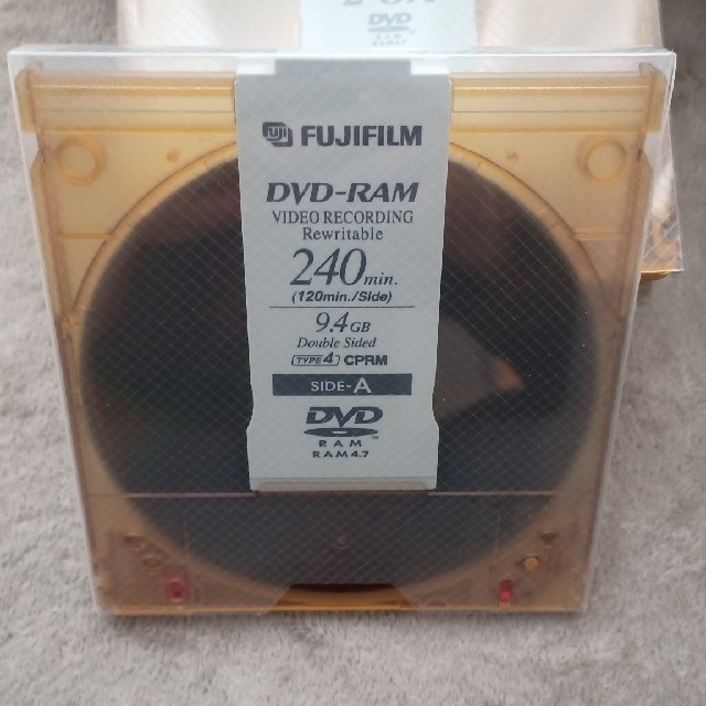 DVD/ブルーレイDVD RAM 両面 カートリッジ付き　70枚