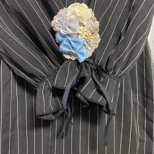 axes femme - ストライプ ワンピース ブラックの通販 by axes femme - ストライプ ワンピース ブラックの通販 by