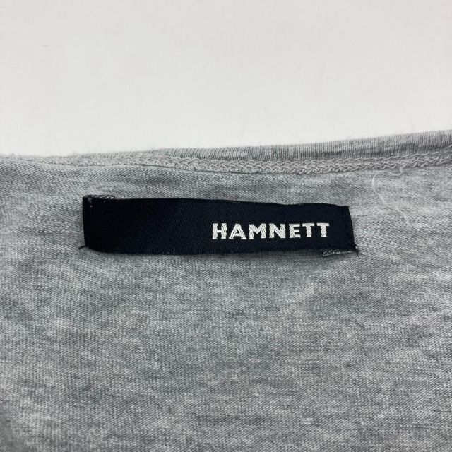 HAMNETT(ハムネット)のHAMNETT  ハムネット   半袖  カットソー  グレー  メンズ メンズのトップス(Tシャツ/カットソー(半袖/袖なし))の商品写真