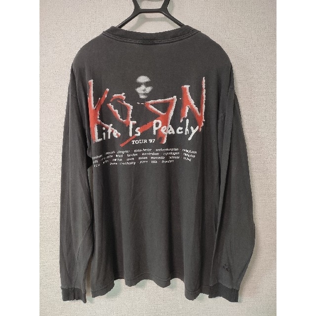 【値下げ不可】古着 90s korn ロンＴ メンズのトップス(Tシャツ/カットソー(七分/長袖))の商品写真