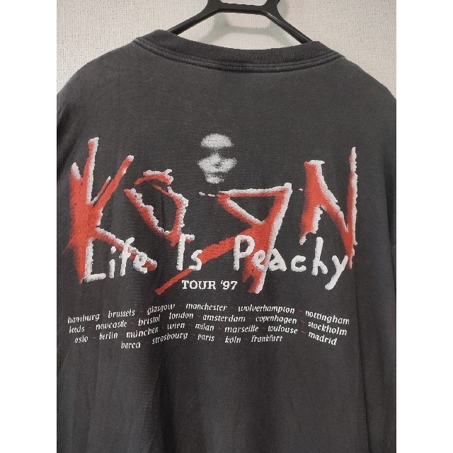 【値下げ不可】古着 90s korn ロンＴ メンズのトップス(Tシャツ/カットソー(七分/長袖))の商品写真