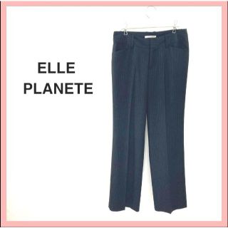 エルプラネット(ELLE PLANETE)のELLE PLANETE エルプラネット ストライプ柄  ストレートパンツ(その他)