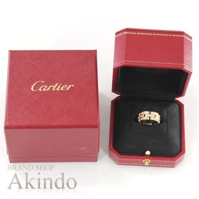 Cartier(カルティエ)のカルティエ リング マイヨンパンテール ダイヤモンド K18YG #49 8.5 レディースのアクセサリー(リング(指輪))の商品写真