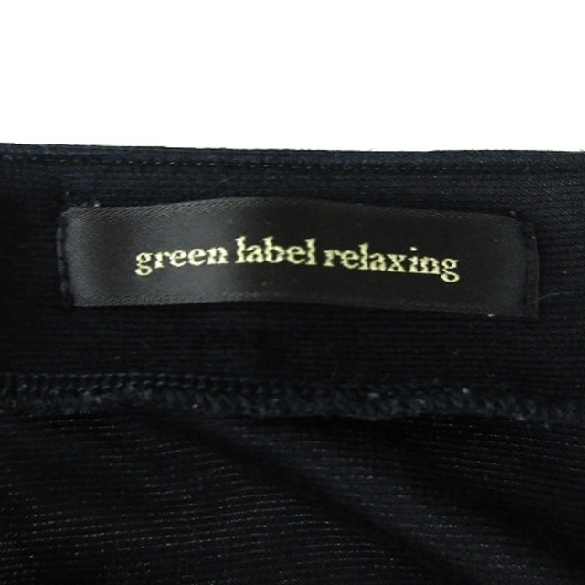 UNITED ARROWS green label relaxing(ユナイテッドアローズグリーンレーベルリラクシング)のグリーンレーベルリラクシング ワンピース ひざ丈 七分袖 ダークネイビー レディースのワンピース(ひざ丈ワンピース)の商品写真