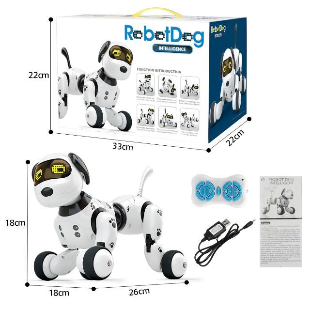 iPhone(アイフォーン)のロボット犬 ロボットおもちゃ 犬型ロボット 電子ペット ペットロボット 家庭用ロ キッズ/ベビー/マタニティのおもちゃ(ぬいぐるみ/人形)の商品写真