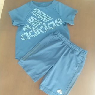 アディダス(adidas)の〈アディダス〉 上下セット サイズ140 紺 半袖短パン(その他)