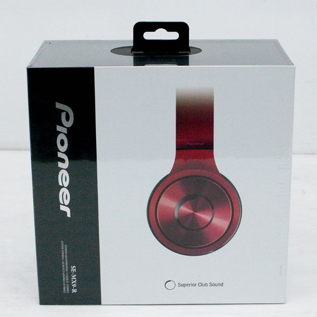 PIONEER - 未開封保管品 パイオニア 密閉型ダイナミックステレオヘッドホン SE-MX9-R
