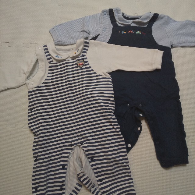 motherways - 6~12month マザウェイズ ロンパース カバーオールの通販 ...