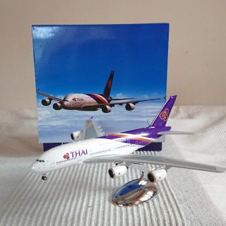 模型飛行機 タイ国際航空 エアバス A380 模型 飛行機 1/160 スタンド