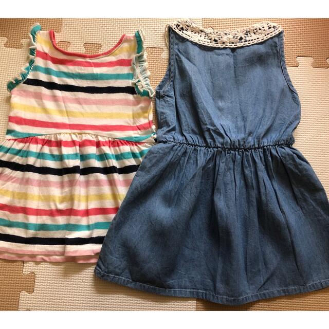 GAP(ギャップ)のGAP⭐︎COOL BEANS ワンピース2着 キッズ/ベビー/マタニティのキッズ服女の子用(90cm~)(ワンピース)の商品写真