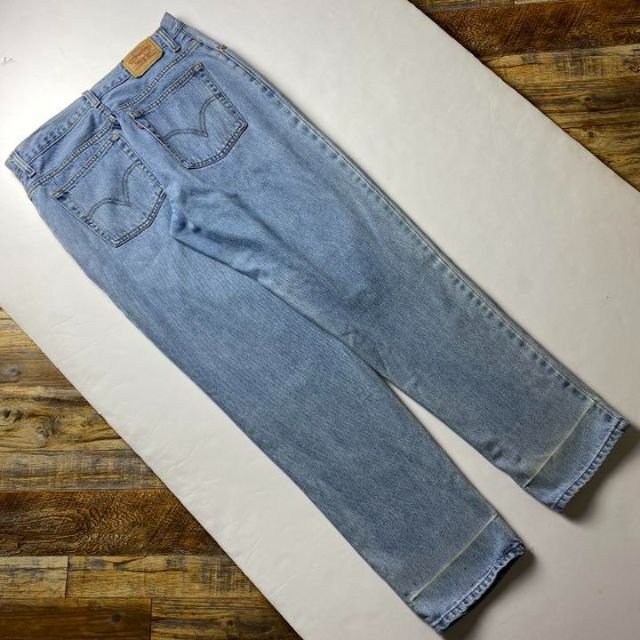 Levi's(リーバイス)のリーバイス550w35バギーパンツデニム古着ジーパンGパンライトブルージーンズ メンズのパンツ(デニム/ジーンズ)の商品写真